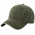 Unisex Basecap Verstellbar Olivgrün