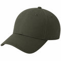 Unisex Basecap Oliv mit Verstellbarem Riemen