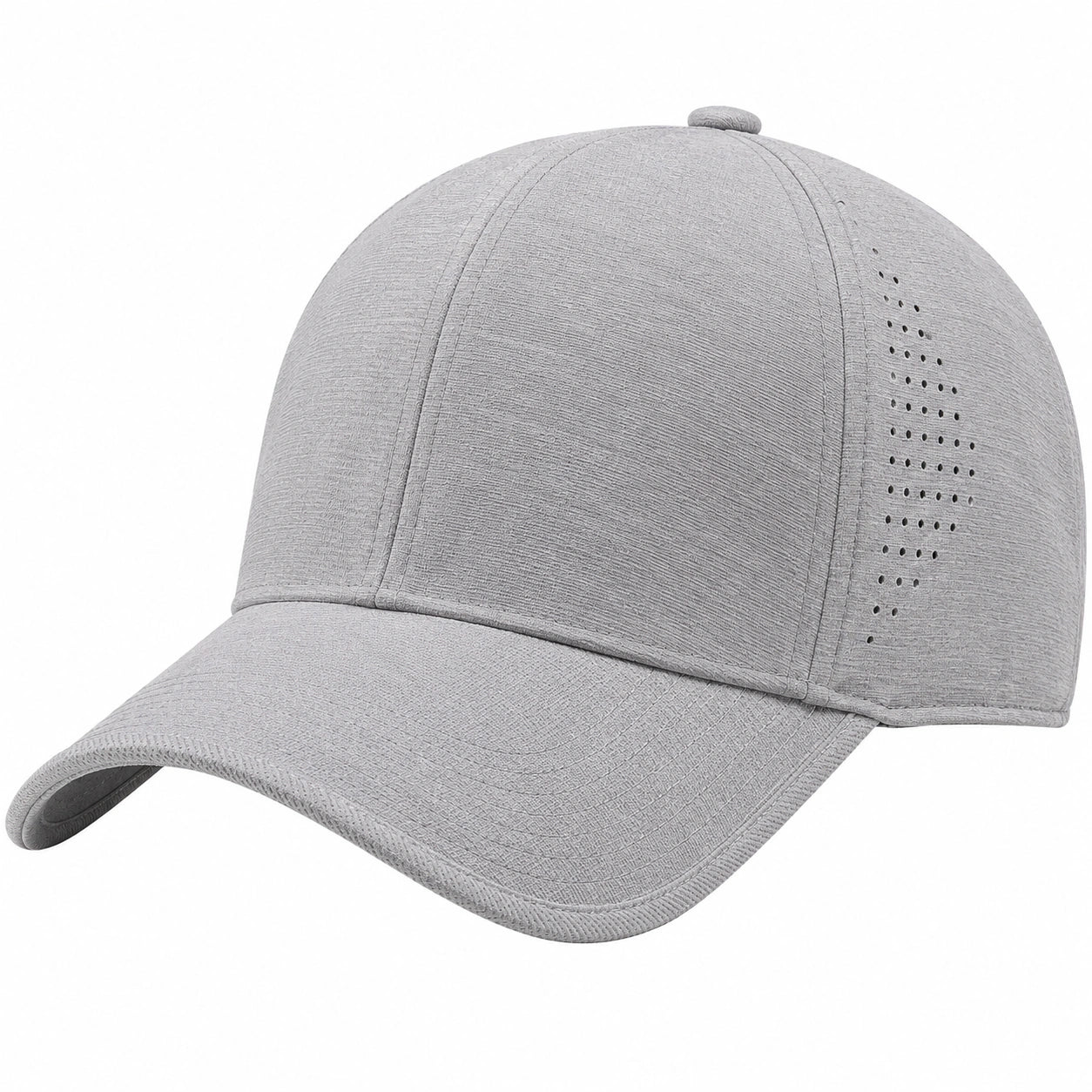 Unisex Kappe Grau mit Belüftungsöffnungen