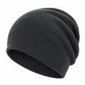 Unisex Beanie Mütze Strick Schwarz