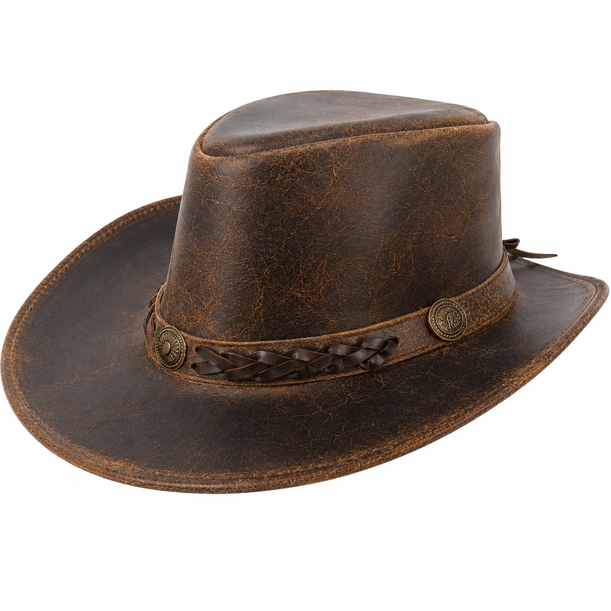Westernhut im Vintage-Stil Braun