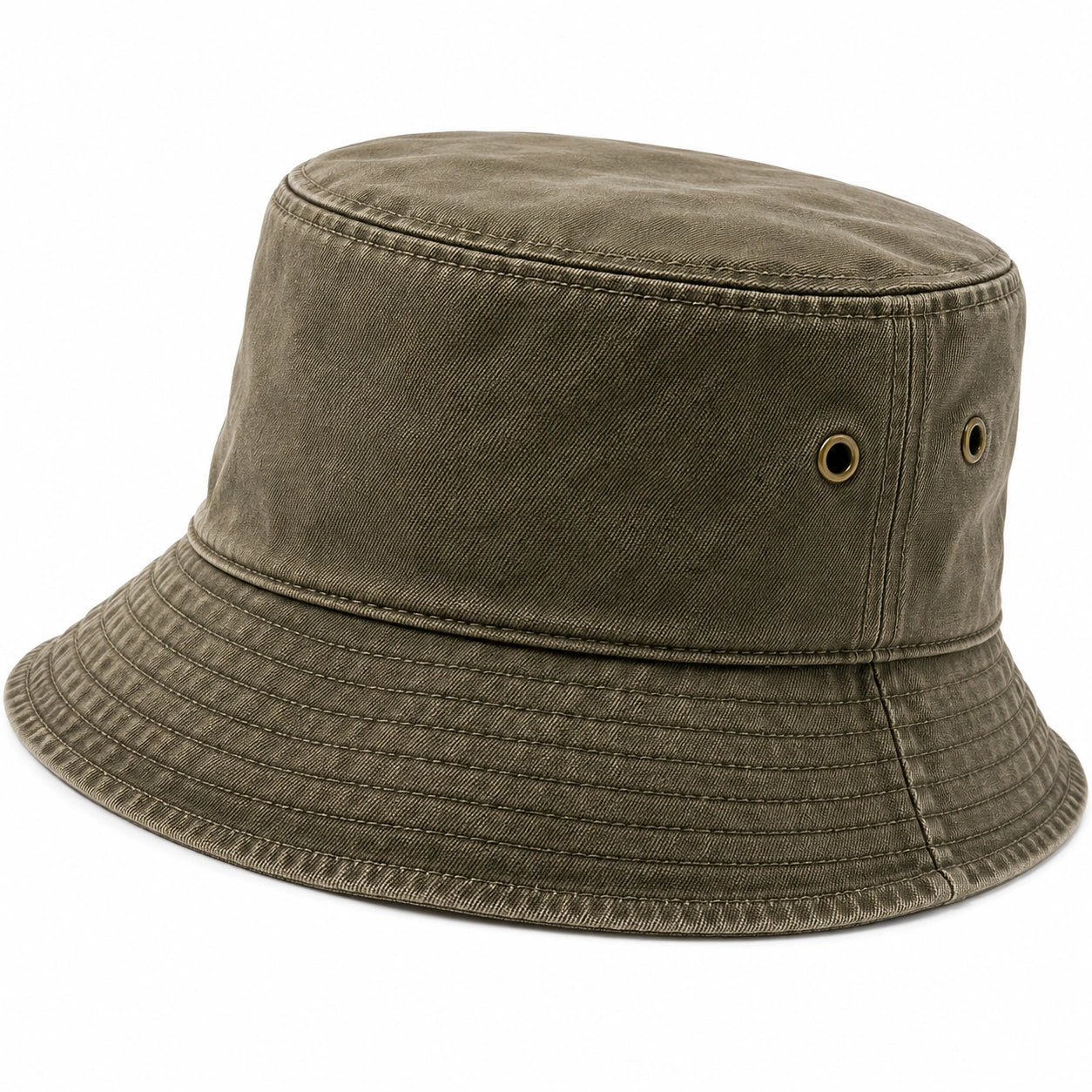 Unisex Fischerhut Olivgrün