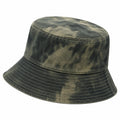 Unisex Fischerhut im Batikdesign Schwarz/Beige