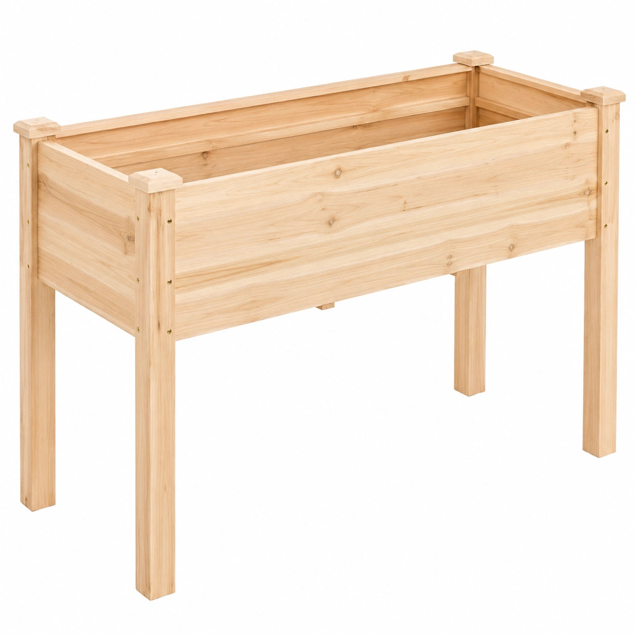 Holz Hochbeet Pflanzenkasten Natur 120x40x80 cm