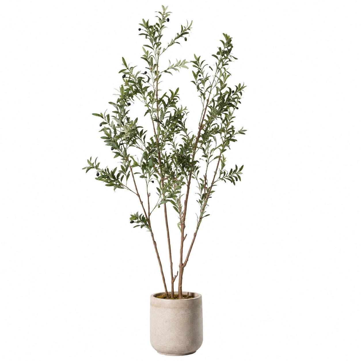Künstlicher Olivenbaum im Keramiktopf 150 cm Grün