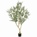 Künstlicher Olivenbaum 180 cm Grün mit Topf