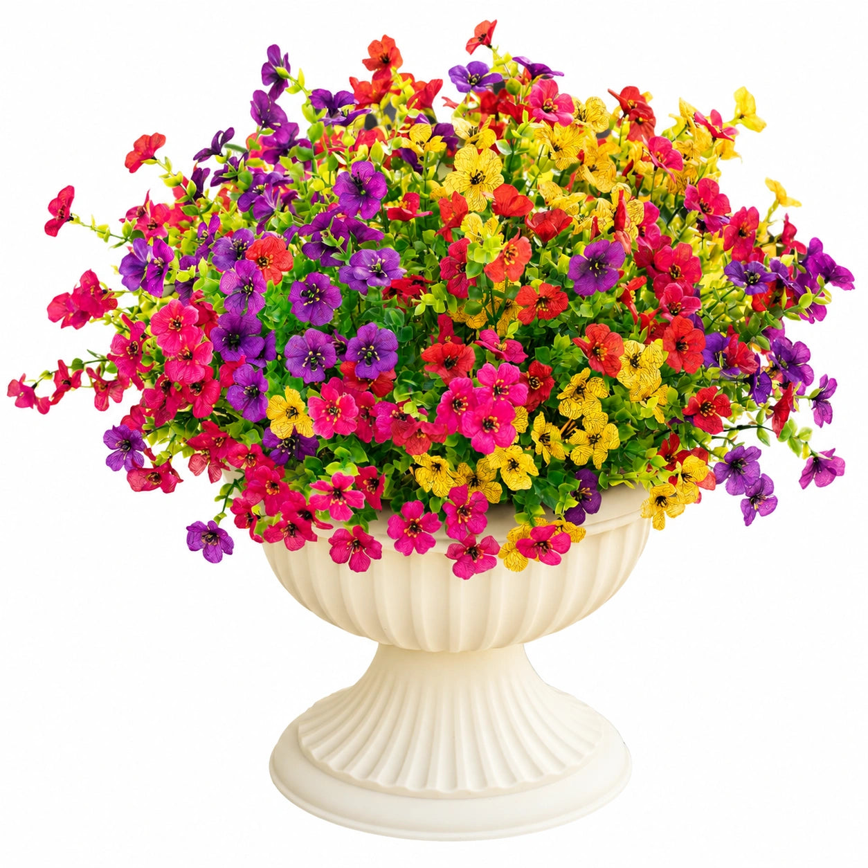 Künstliche Hängeblumen Mehrfarbig im Blumentopf 50cm